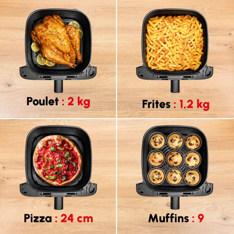 Easy Fry Mega EY855D10 Air fryer - 8 programmes - 7.5 L