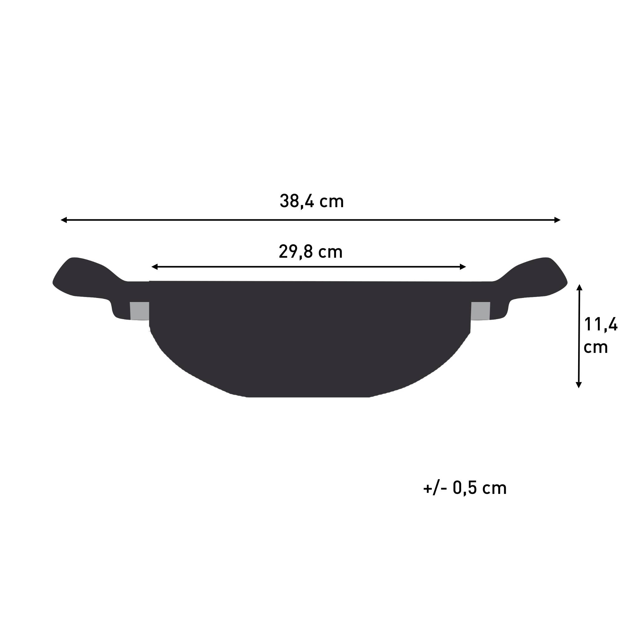 Experience Ceramic G2228602 Poêle tout-en-un + Couvercle - 28 cm - Induction