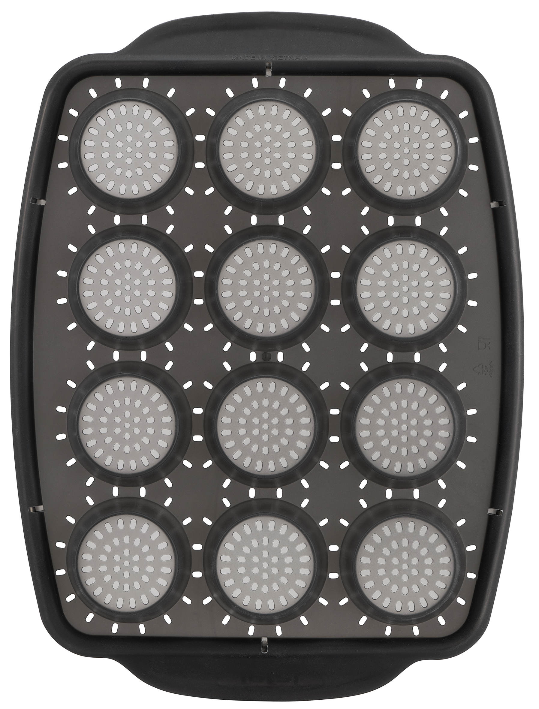 CrispyBake J4170214 12 mini muffinvormpjes silicone