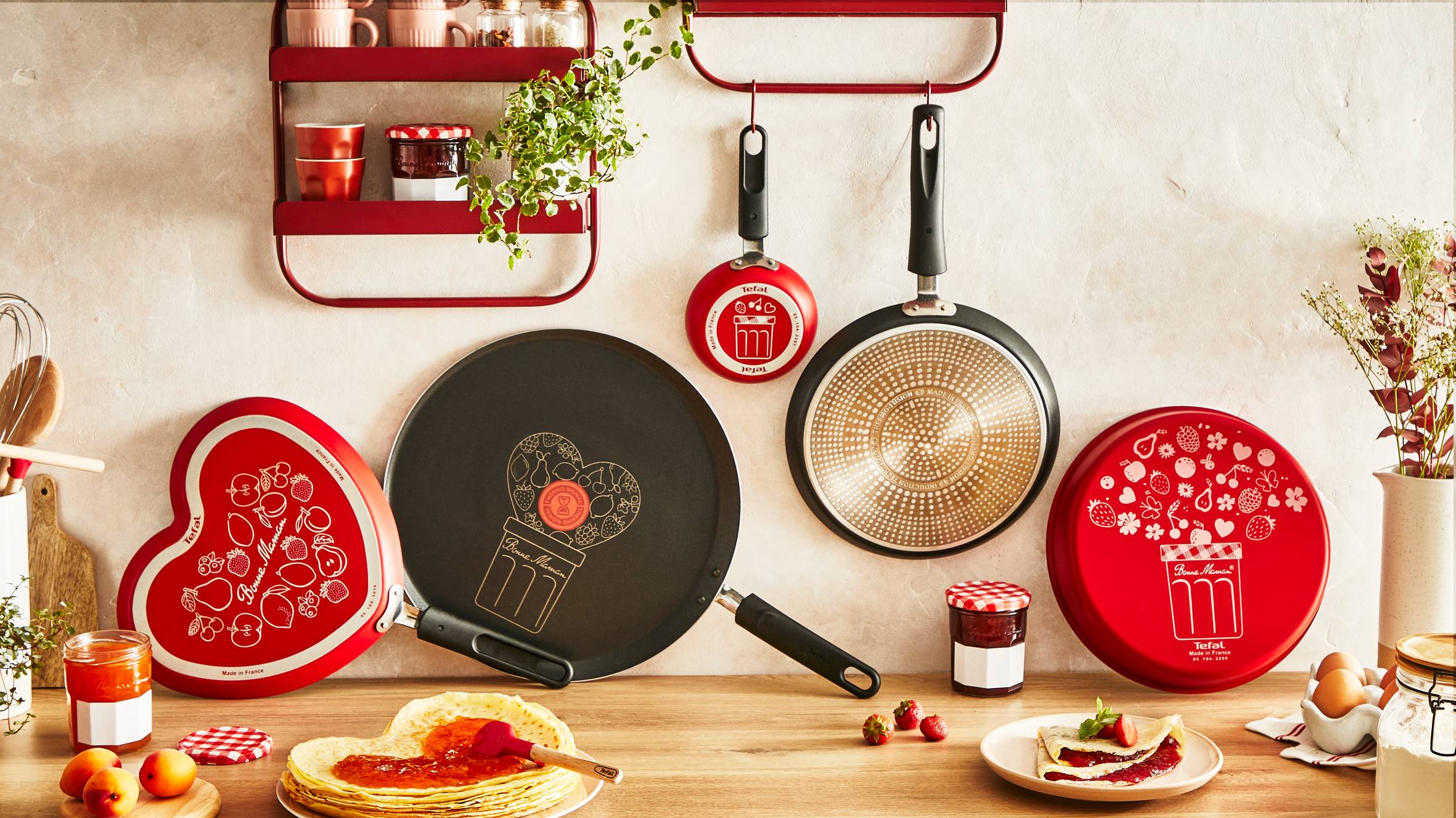 Bonne Maman B4330032 Pancake-pan - 12 cm - Geen inductie