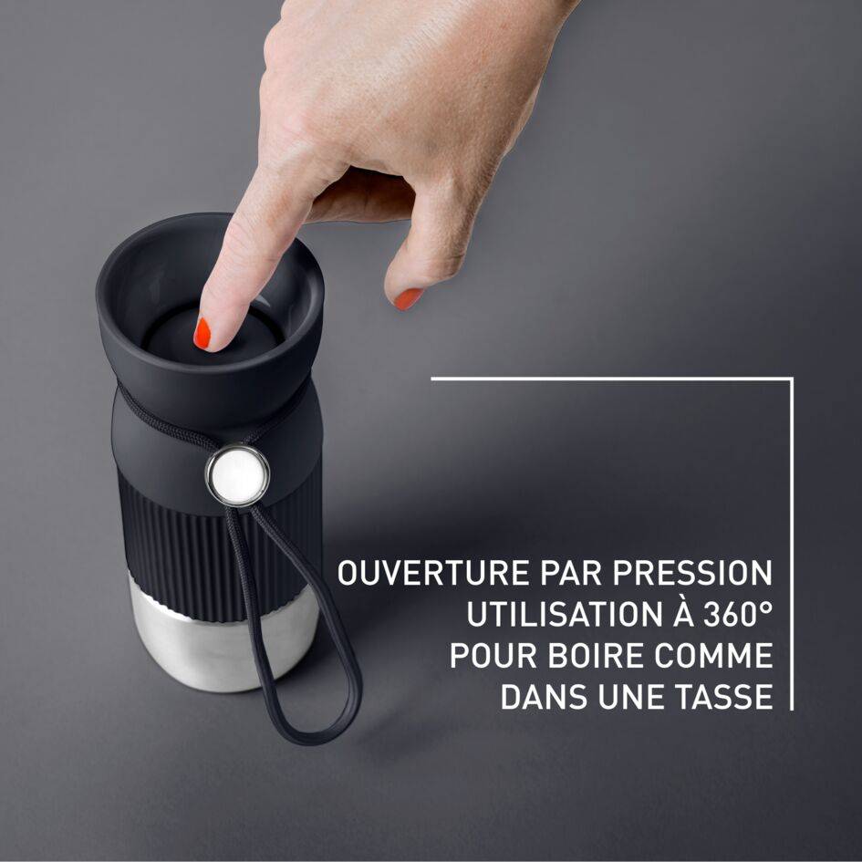 BeYou Cup N2191310 Mug isotherme - 0,36L - Noir