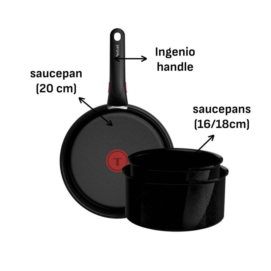 Ingenio Excellence Ceramic L2709002 Set de 4 pièces - Fusion Core - Induction