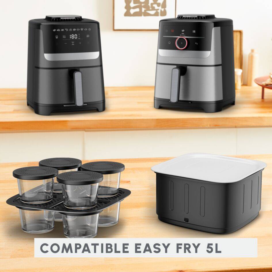 Easy Fry Silence 5L Storage Set, Extra Drawer, Grid and Lid