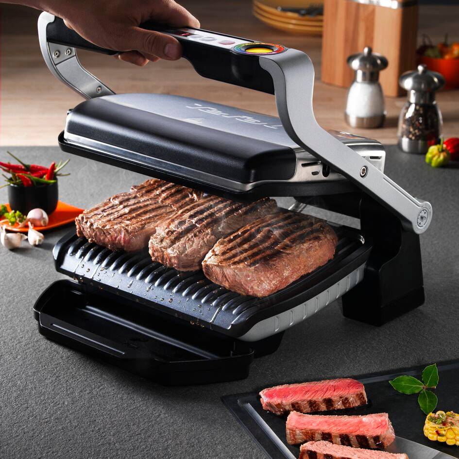 OptiGrill+ GC712D12 Intelligente Grill - 6 programma's