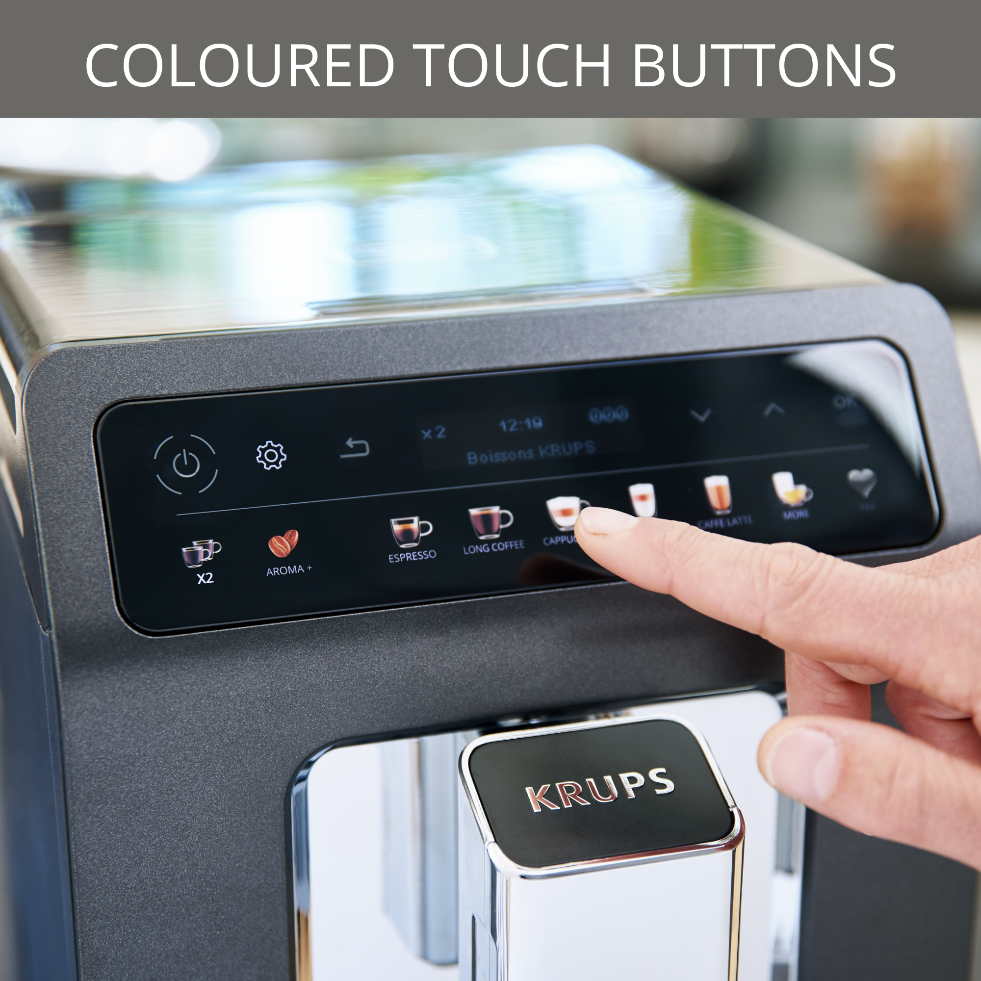 Evidence One EA895E10 Volautomatische espressomachine - 12 koffierecepten - 2,5L