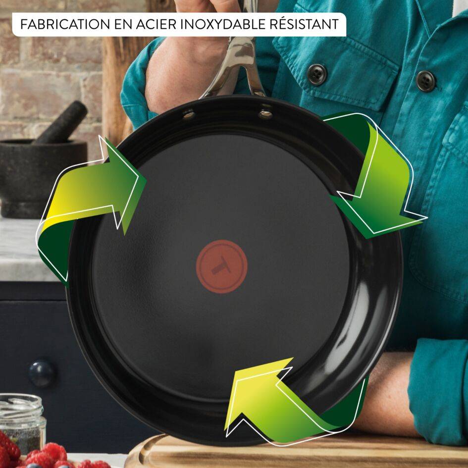 Jamie Oliver H8822S34 Poêle à frire 28&nbsp;cm - Revêtement en céramique
