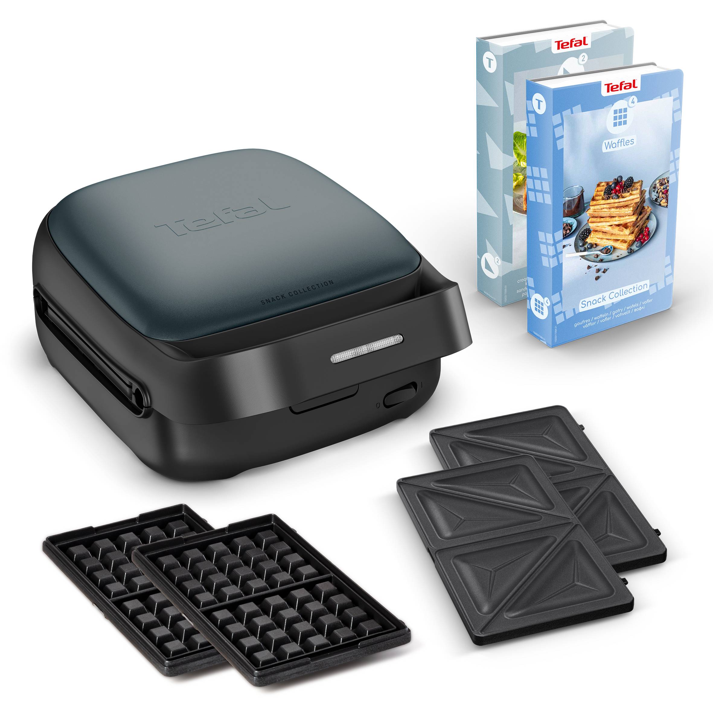Snack Collection, Appareil à gaufre et croque-monsieur, 20 jeux de plaques disponibles, Recettes sucrées et salées