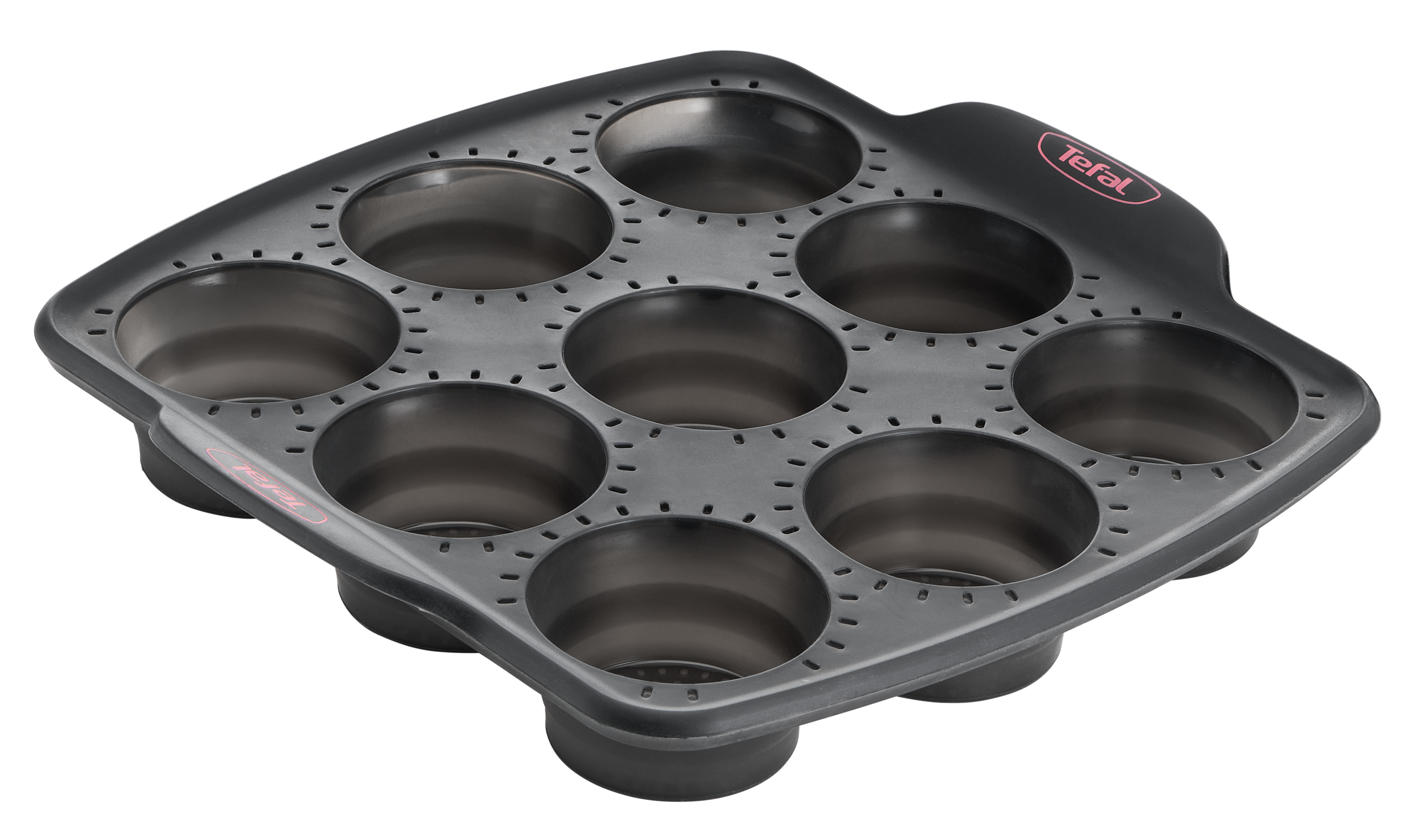 CrispyBake J4174714 Moule à 9 muffins silicone