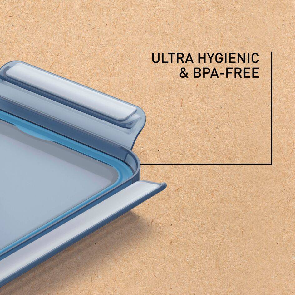 MasterSeal Fresh Eco N1171818 Set de 3 Boîtes de conservation - 0,55L / 1,0L / 2,2L