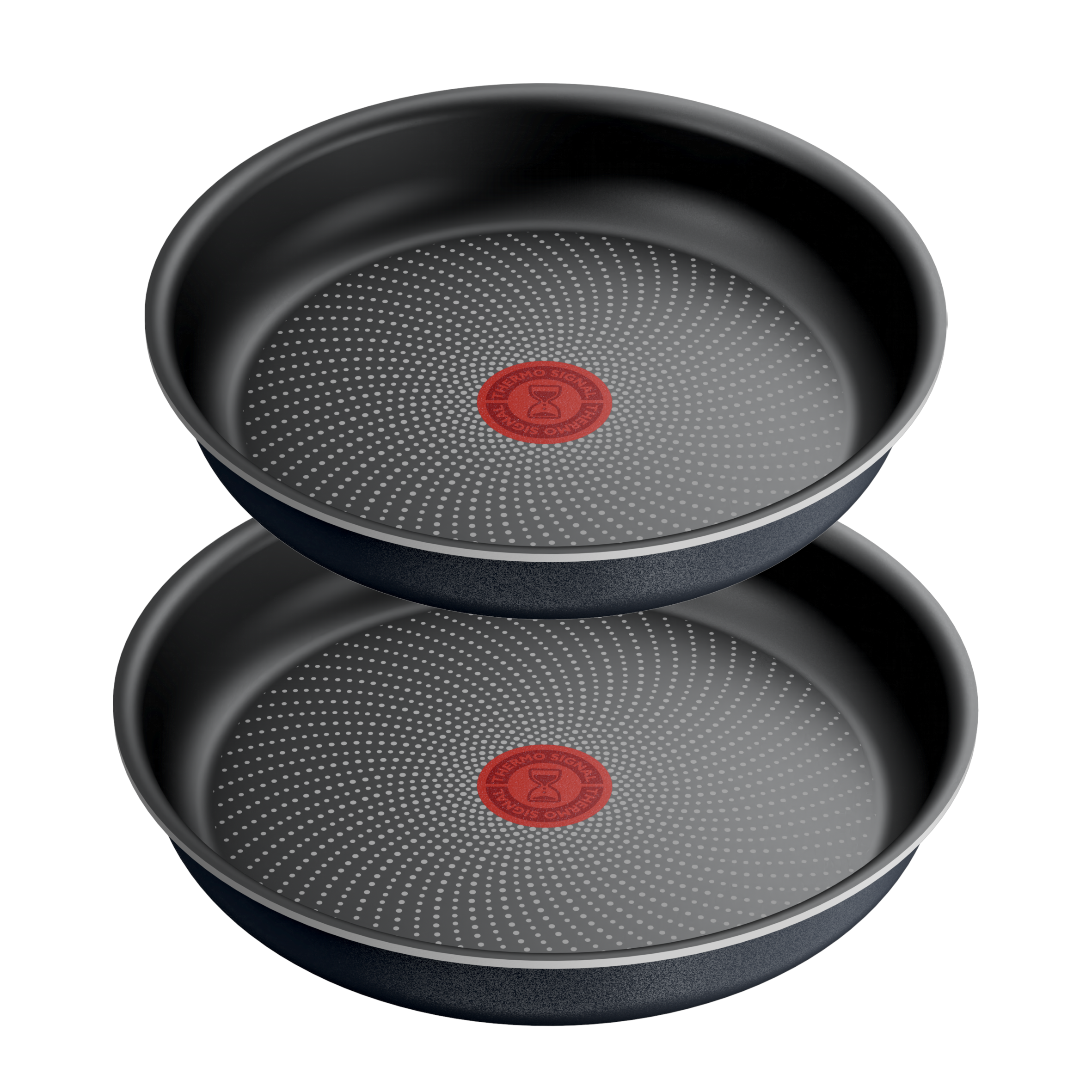 Ingenio So'Light L7239103 Set de 2 poêles 24/28 cm + poignée amovible - Induction 