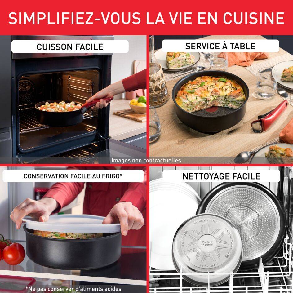 Ingenio Eco Resist L3979542 Set 13 pièces - Induction
