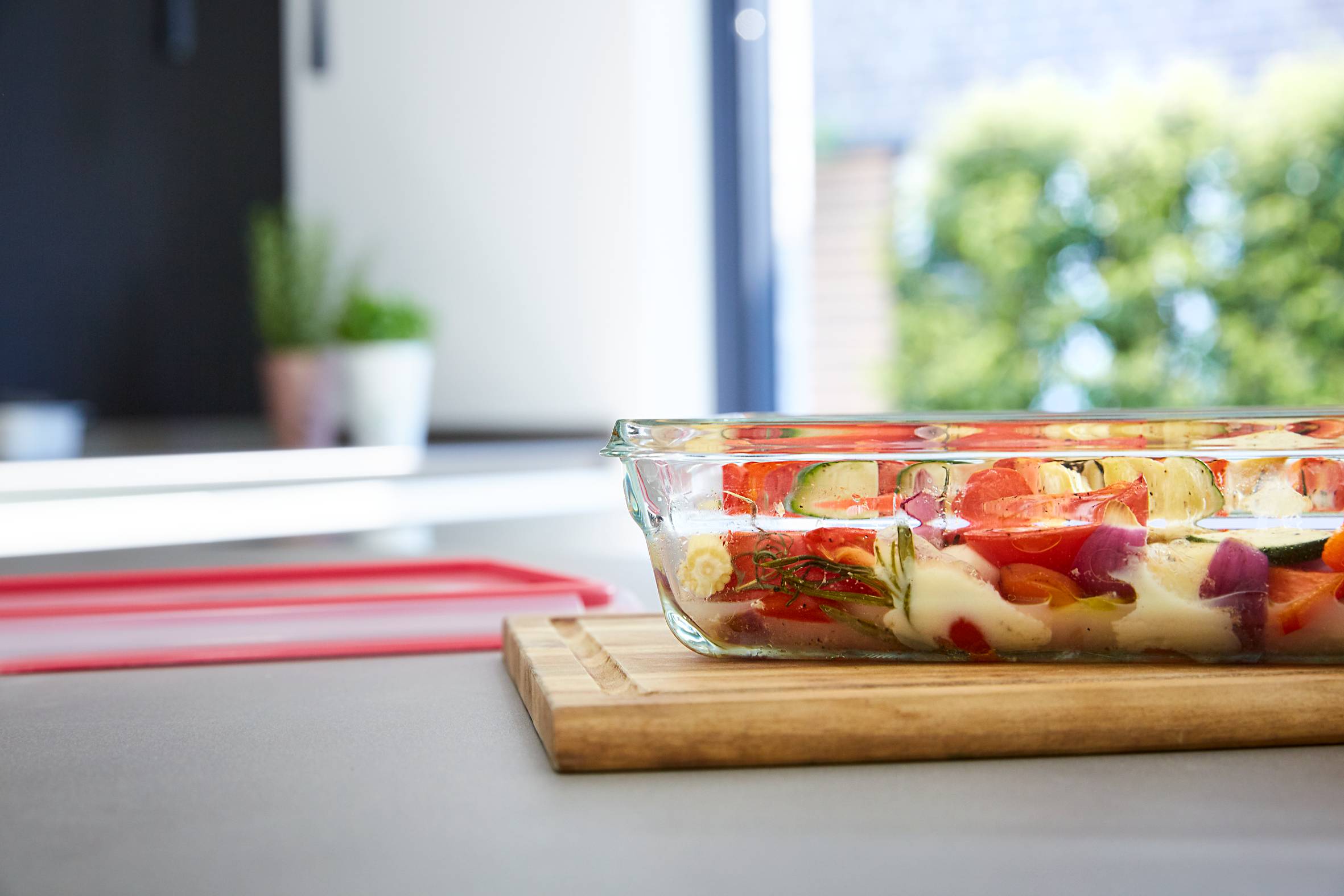 MasterSeal Glass N1040810 Boîte de conservation rectangle 0,85L - 19,7x13,6x8cm