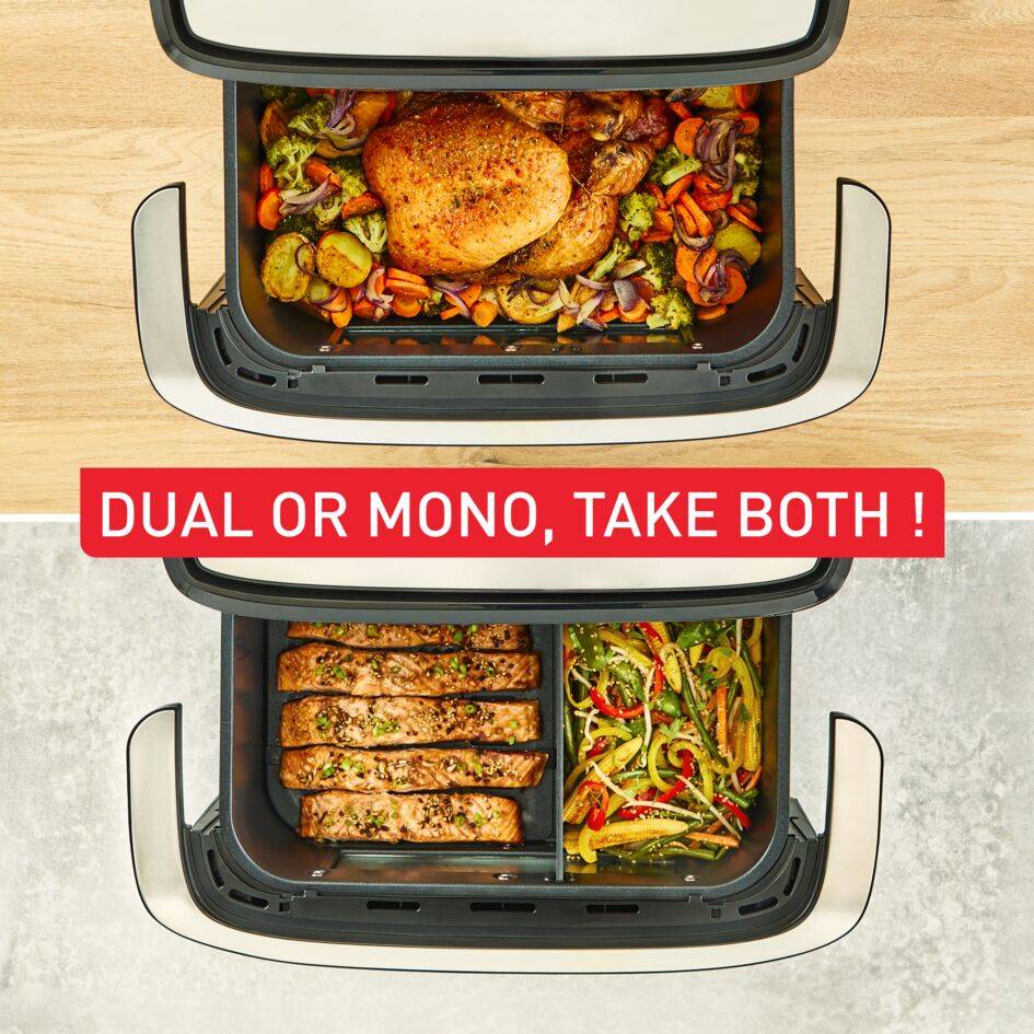 Dual Easy Fry Flex EY9228E0 Air fryer Flex - 7 programmes - 9L