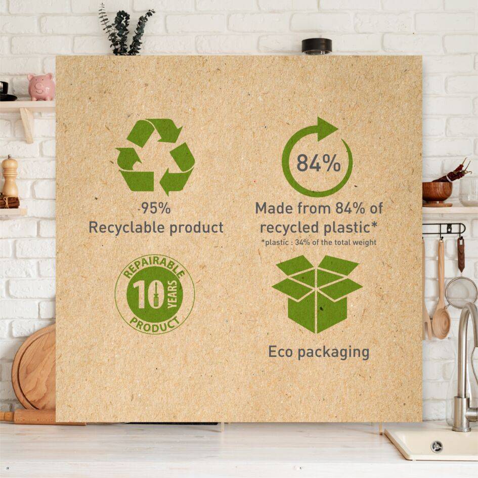 Crep'Party Eco PY55E810 Pannenkoekenmaker voor 6 pannenkoeken