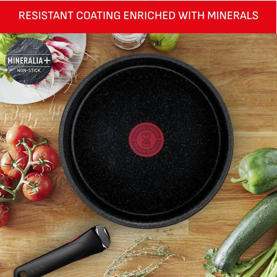 Ingenio Black Stone L3998702 Set de 7 pièces - Induction