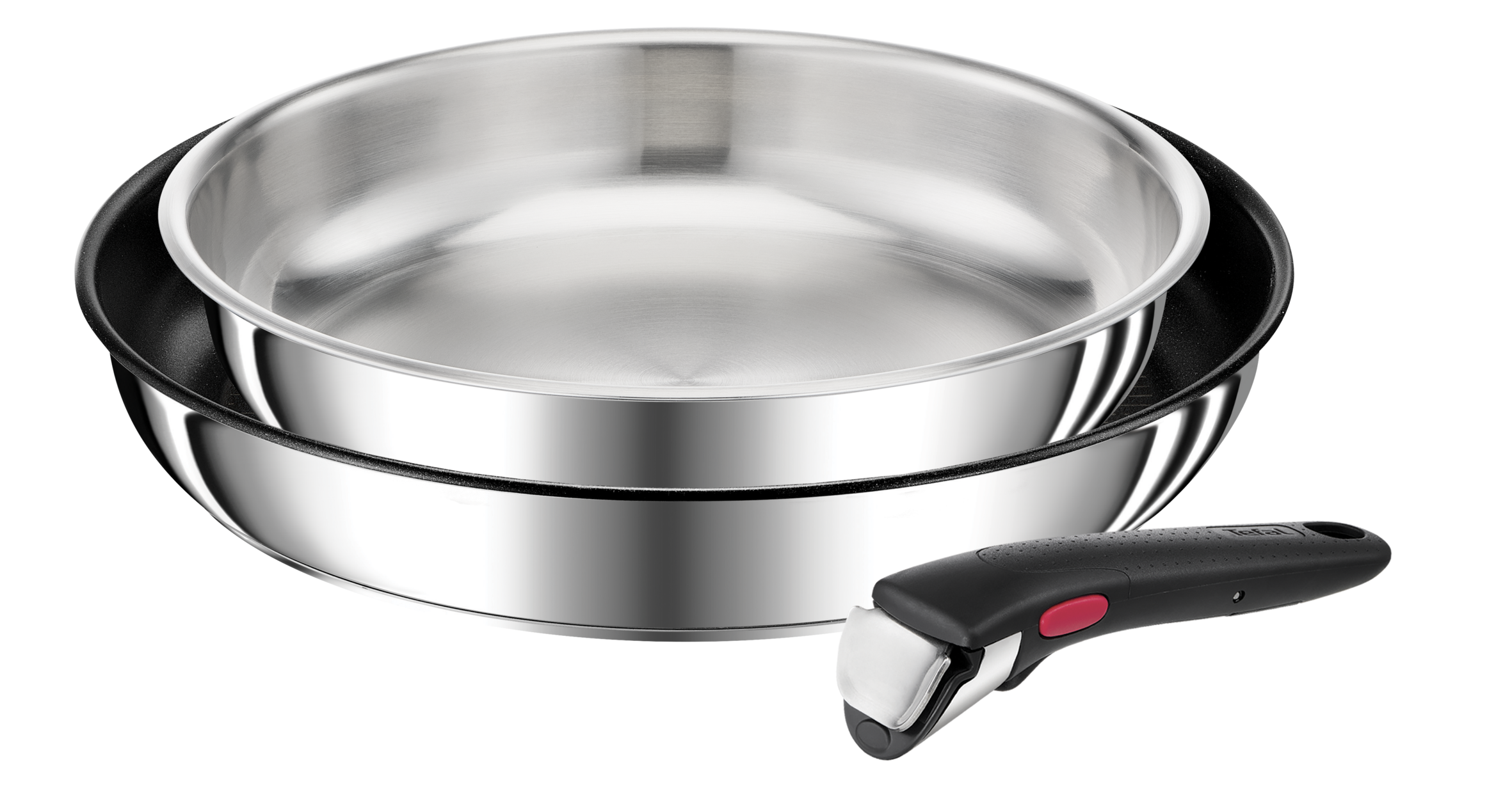 Ingenio Préférence On L9739102 Set van 2 pannen 24/28 cm + afneembare handgreep - Inductie