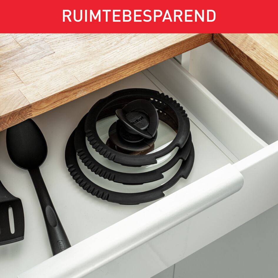 Ingenio L9881002 Set van 3 afgietdeksels 16/18/20 cm