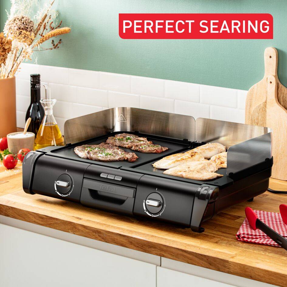 Family Flavor TG805N10 Plancha & Grill - 2400W - 37x53 cm