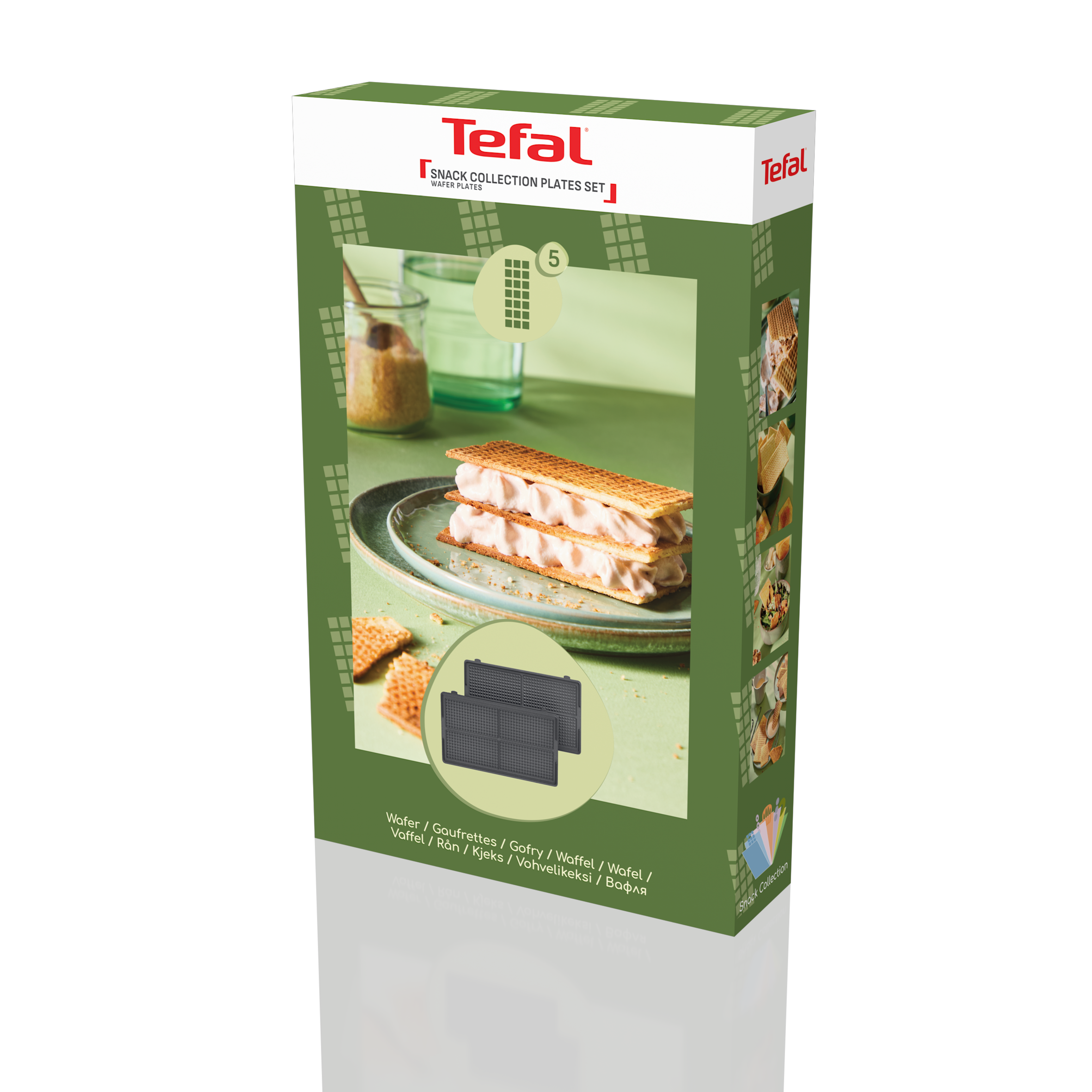 2 wafelplaten Snack Collection XA8105F0