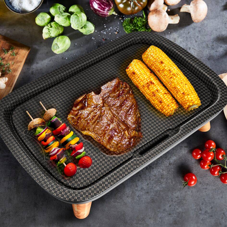 Saveurs Gourmet CB658P01 Plancha - 2400W - 30x46 cm