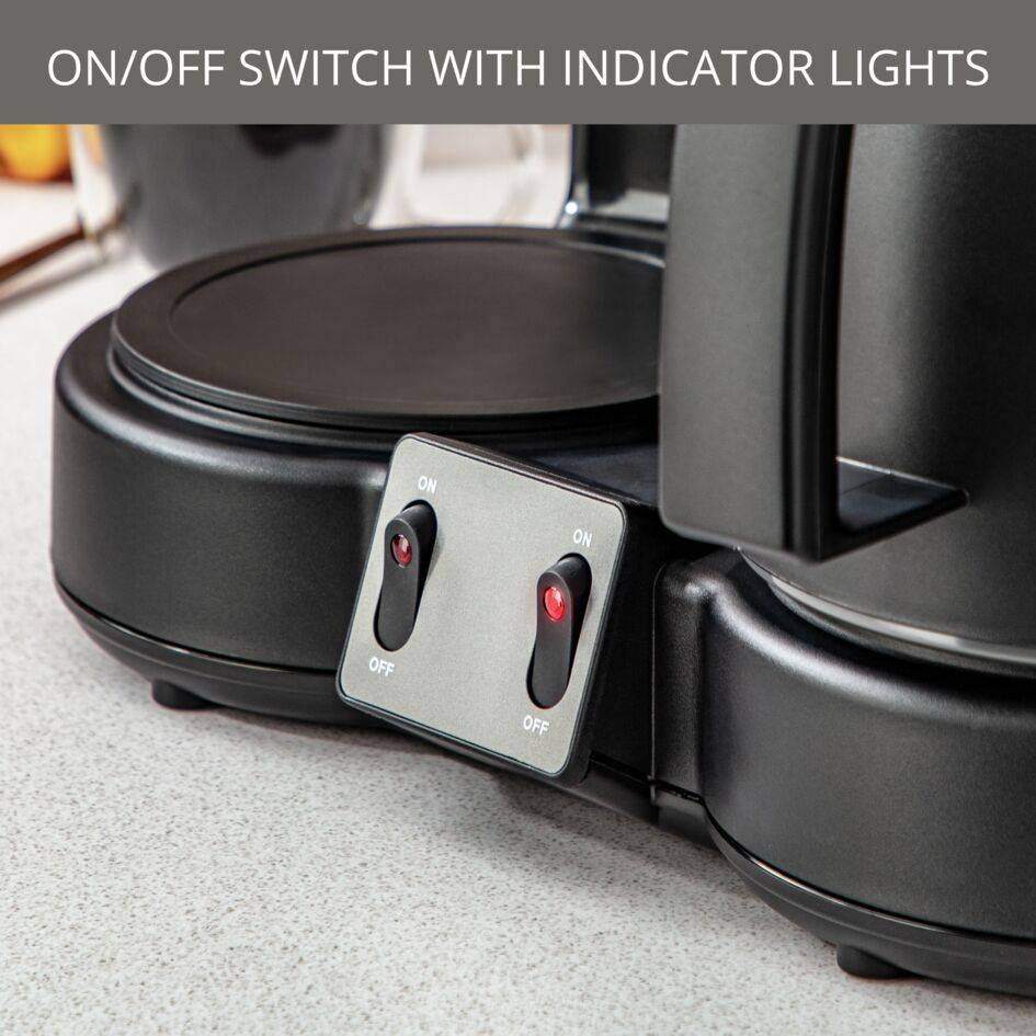 DuoThek KT850110 Dubbele koffiezetter met filter - 21 tassen - Thermos