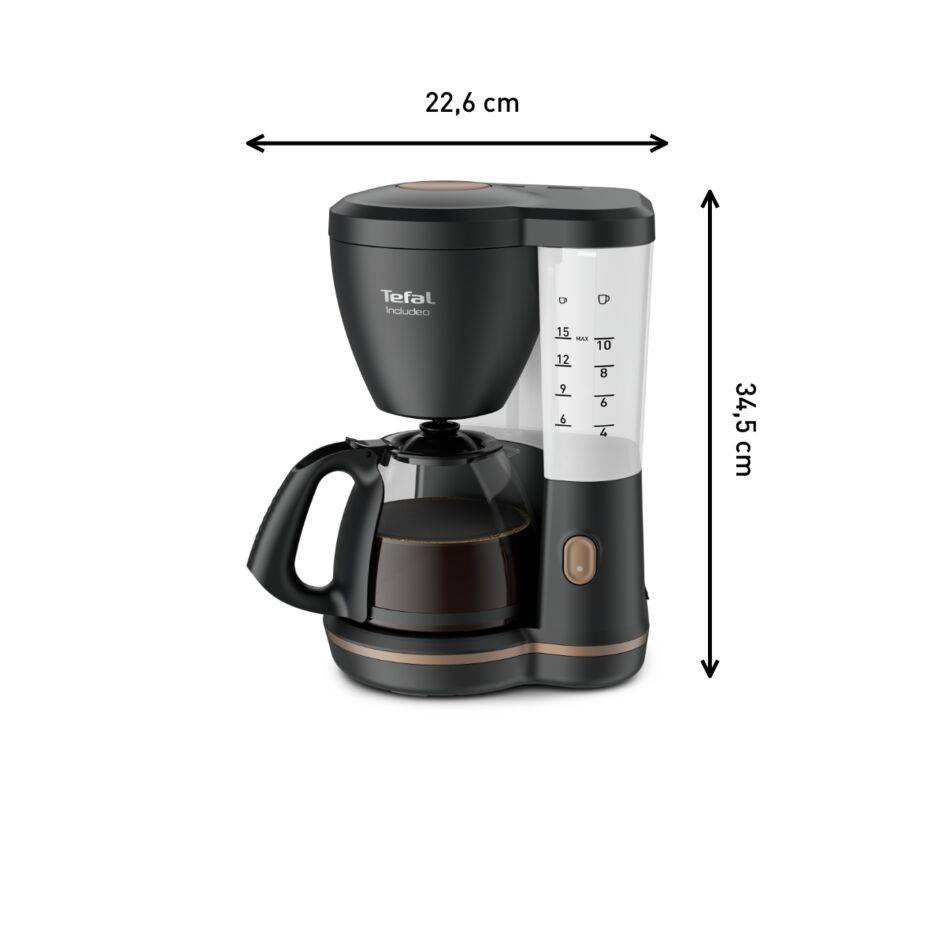 Includeo CM533811 Koffiemachine met filter - 1,25L