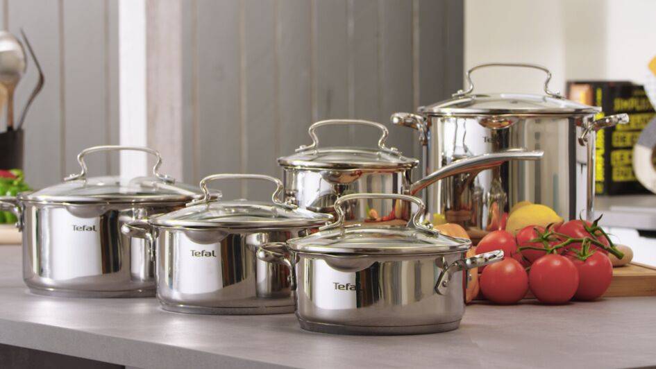 Duetto+ G732S335 Set van 3 pannen 20/24/28 cm - Inductie