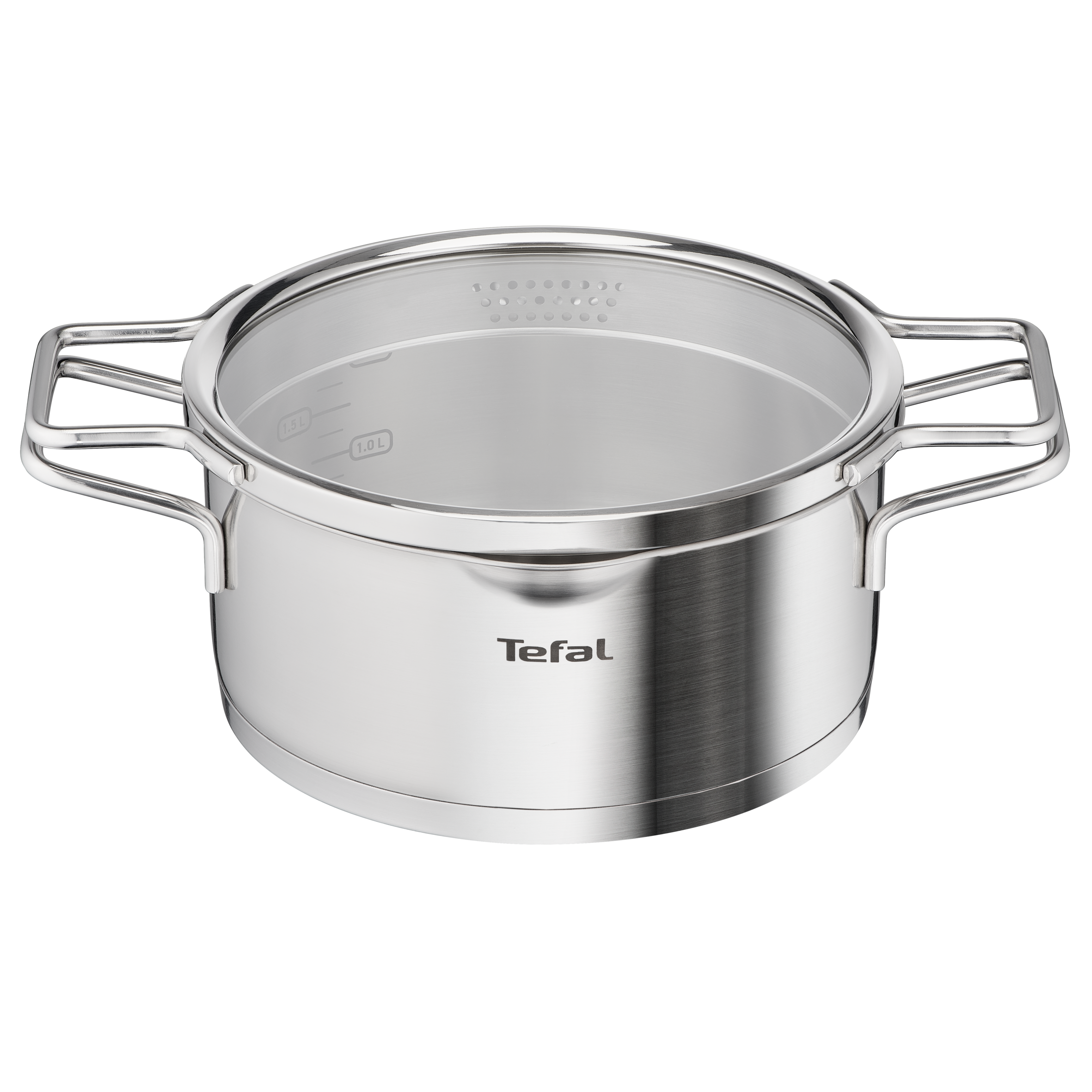 Nordica H8524436 Kookpot + glazen deksel - 20 cm - Inductie