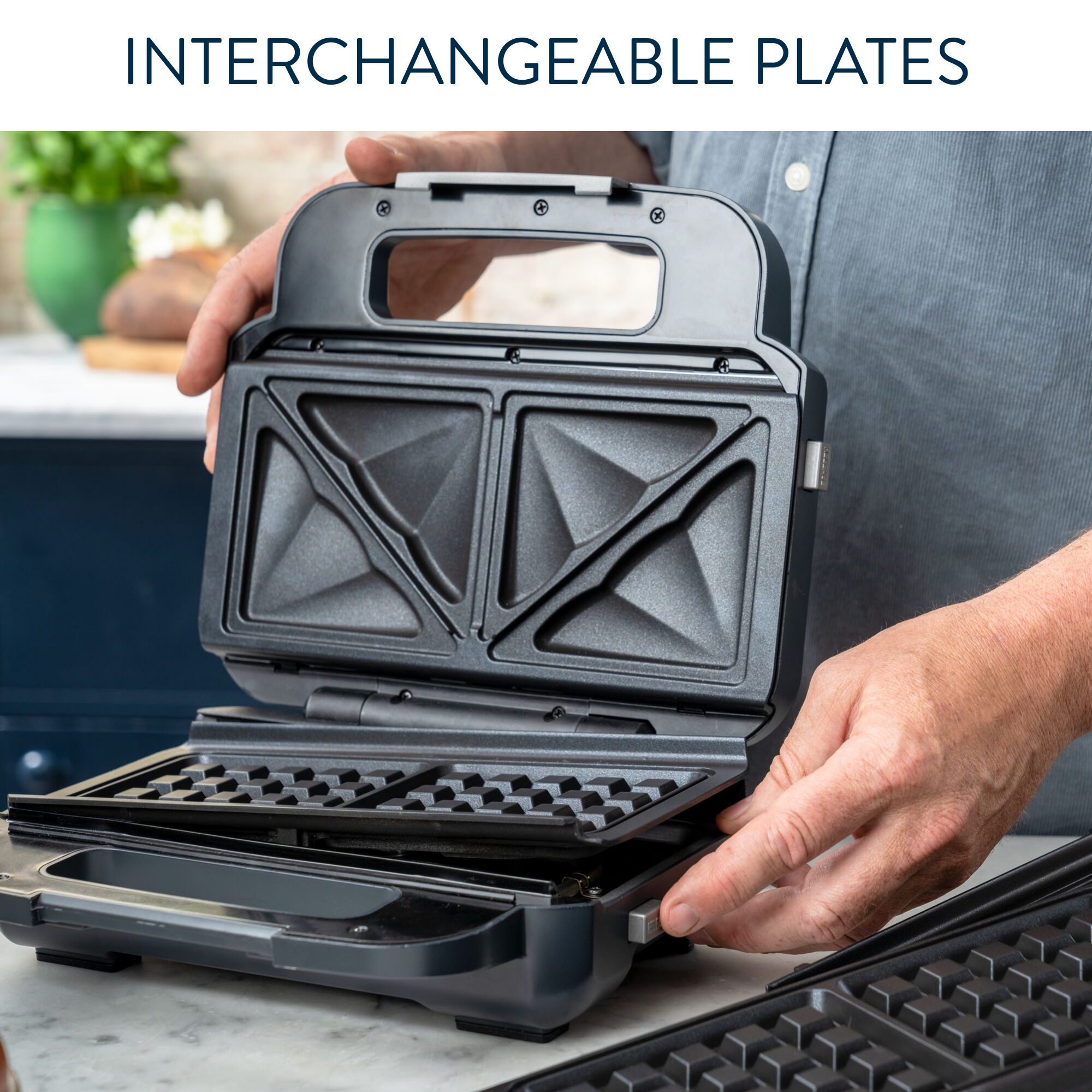 Plaques pour gaufrier x2 SS-9100042278