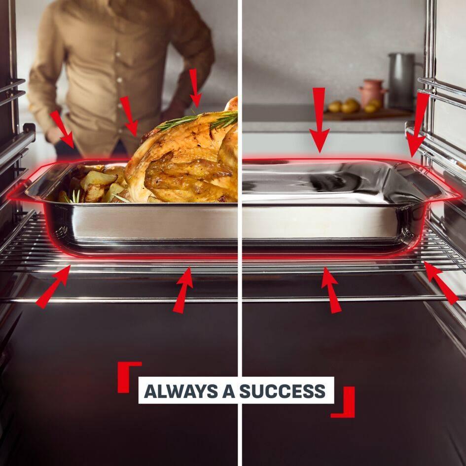 Excellence, Large Stainless Steel Oven Dish 42x29cm, 10-Year Guarantee