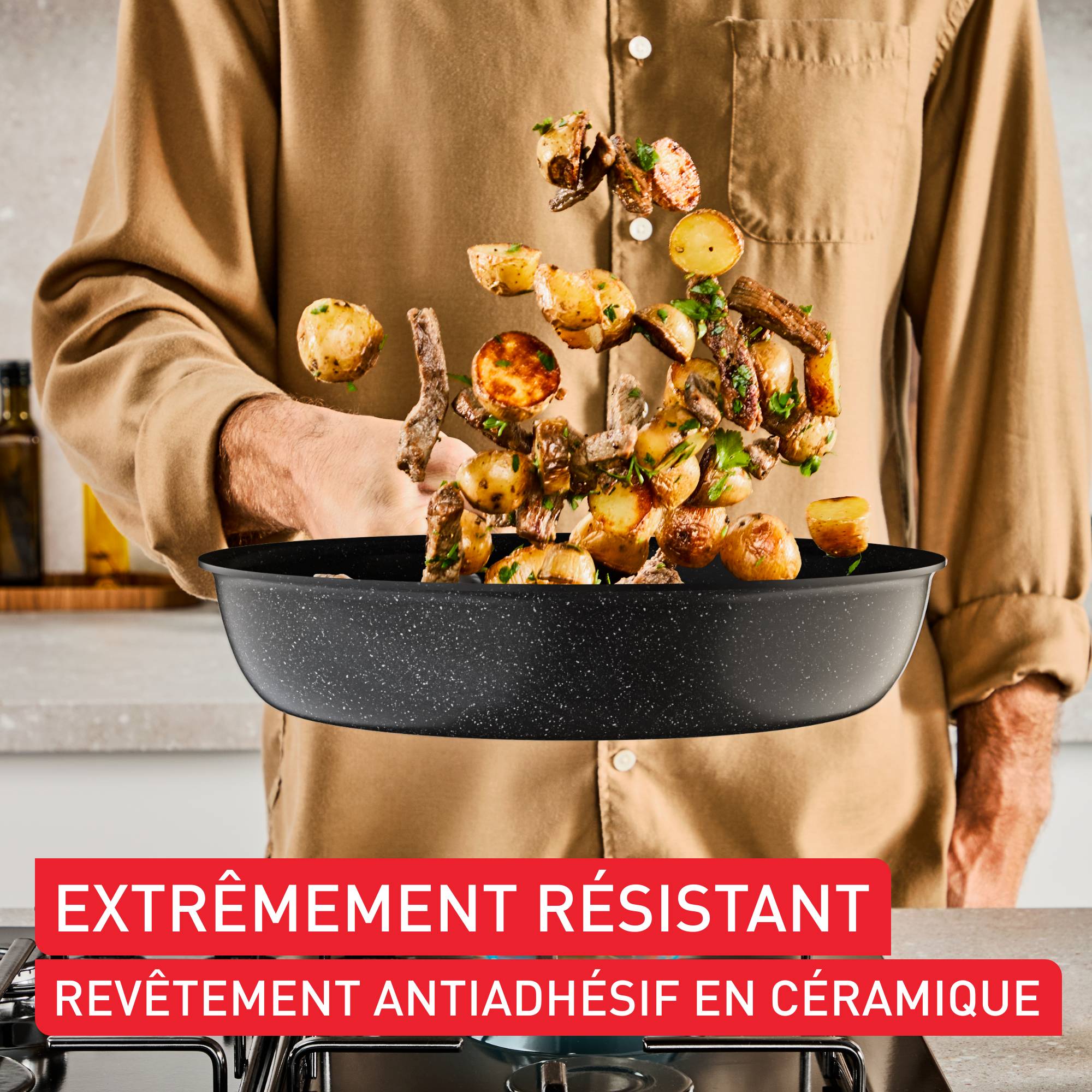 Experience Ceramic G2220602 Poêle à frire - 28 cm - Induction