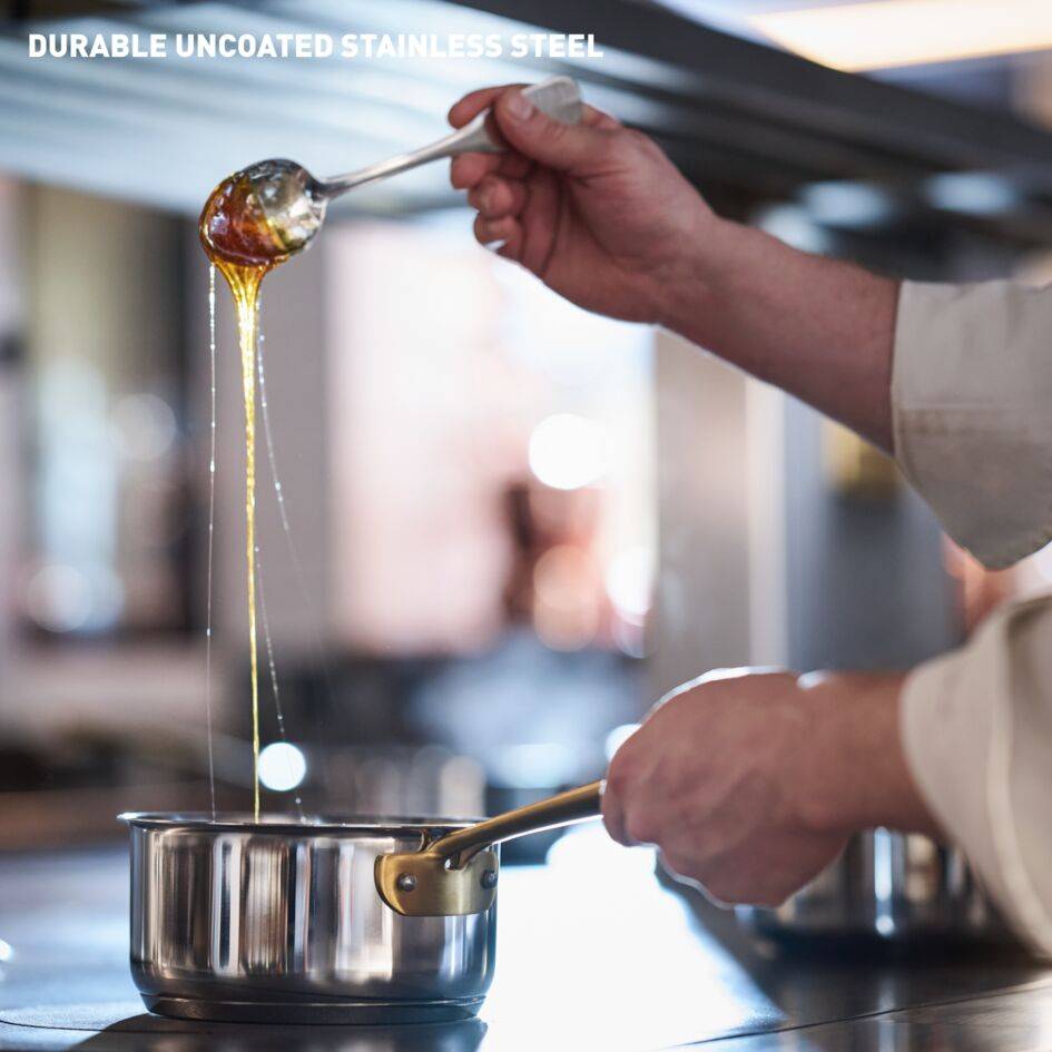 Tefal & Bocuse 24 cm stoofpot met glazen deksel, ongecoat roestvrij staal