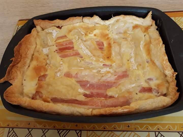 Tarte aux courgettes chèvre et poitrine fumée - Recette Cake Factory | Tefal