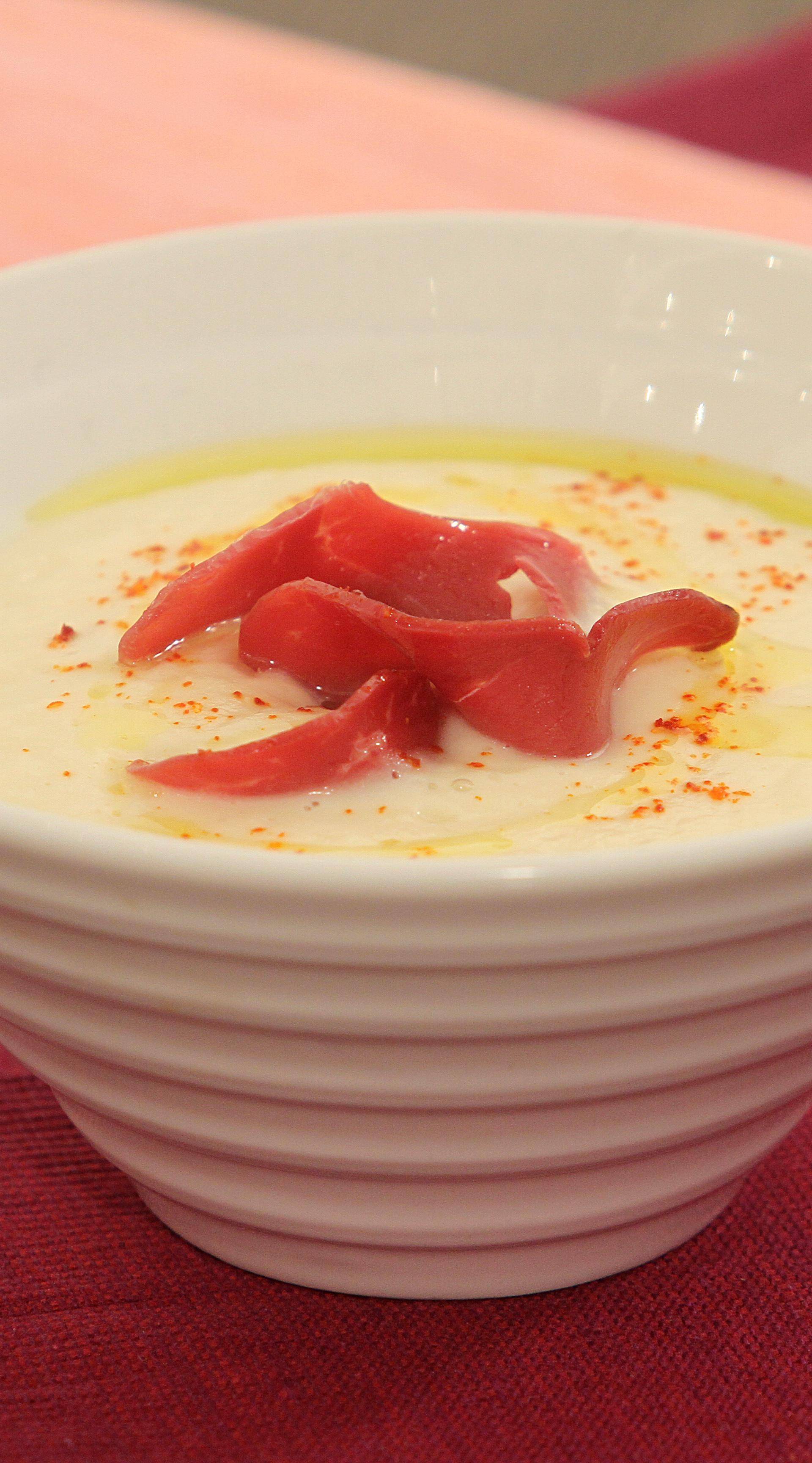 Crème de céleri-rave au magret fumé - Recette Balance de cuisine | Tefal