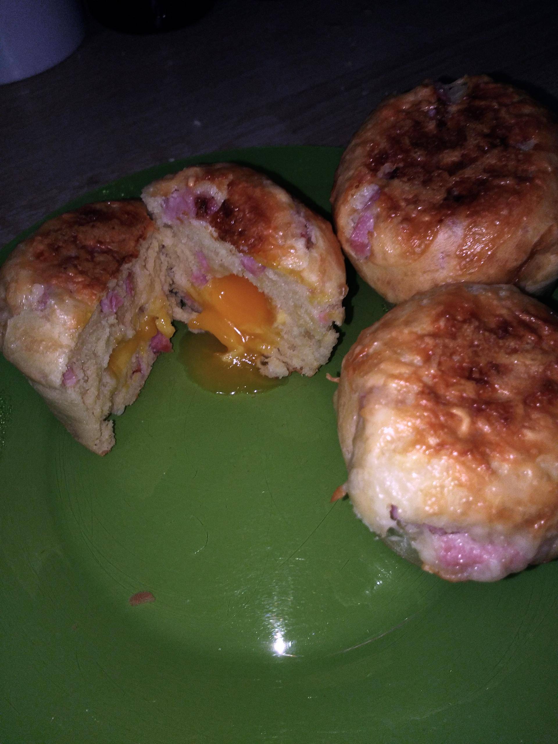 coeur coulant oeuf et bacon - Recepten Cake Factory | Tefal