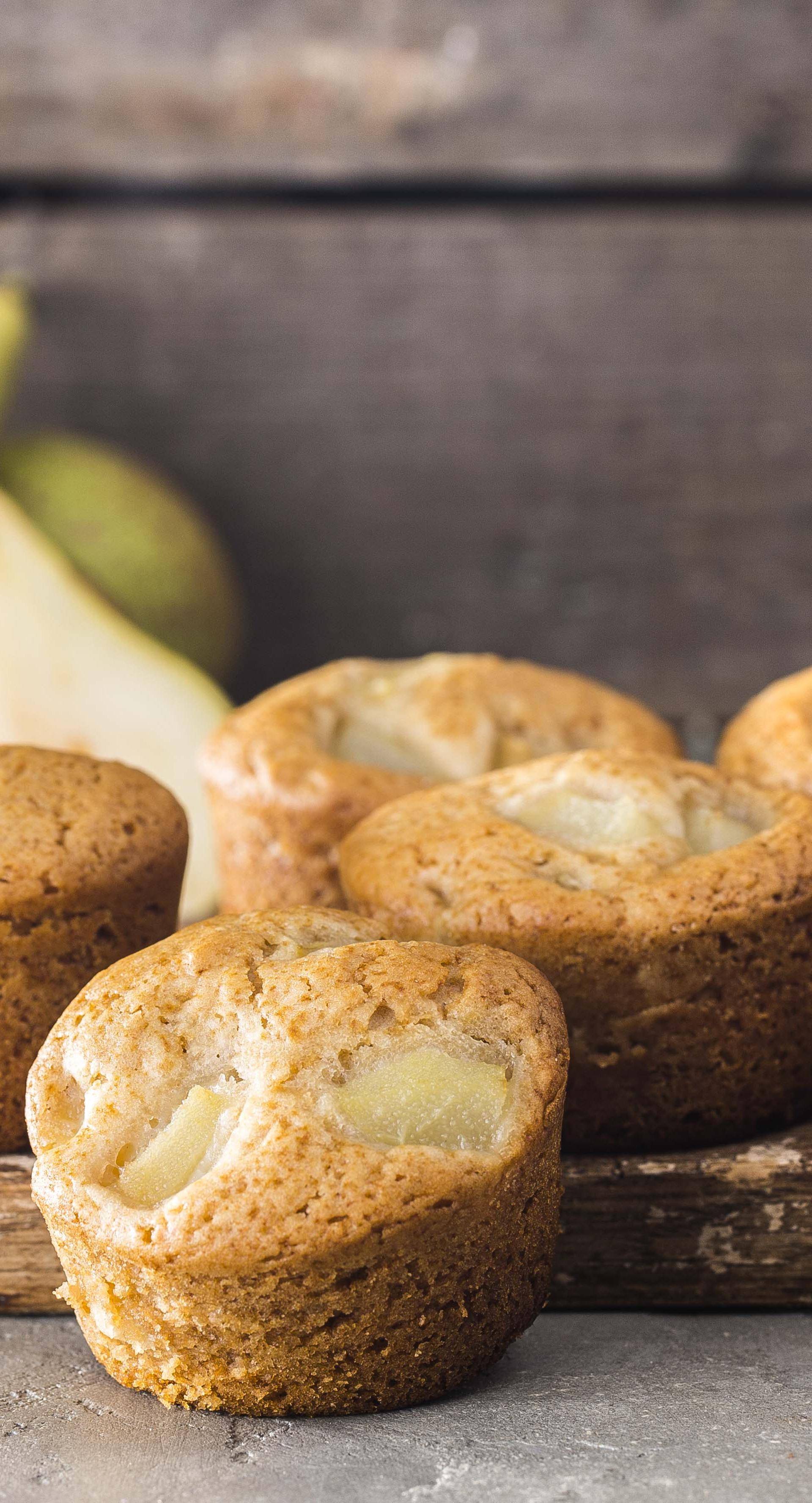 Muffins aux poires vegan - Recette Cake Factory | Tefal