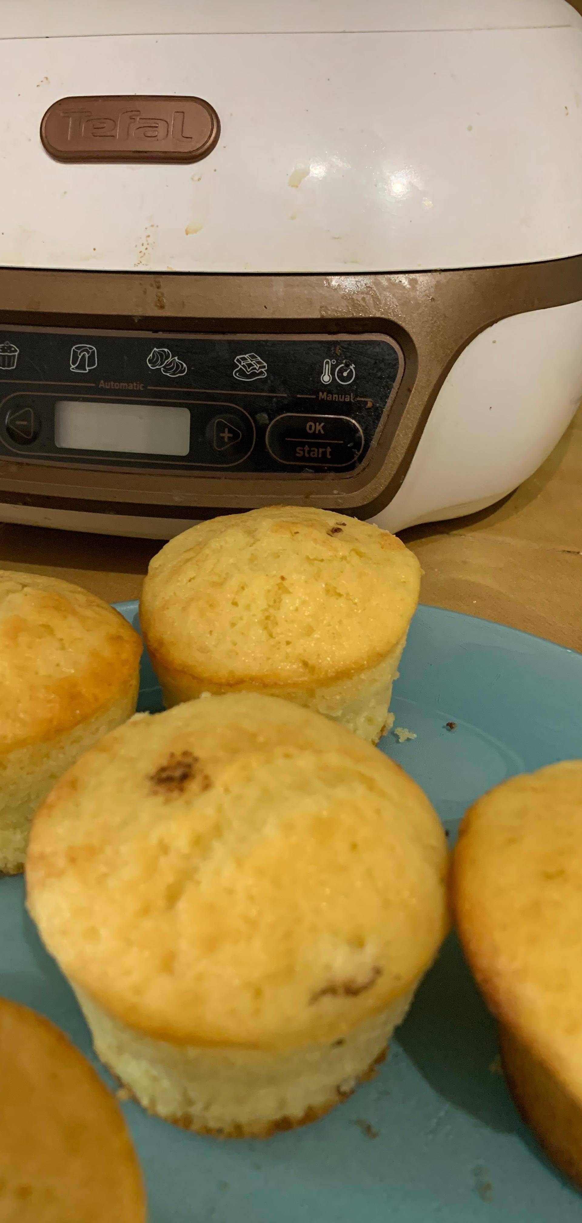 Muffin coeur choco tablette - Recette Cake Factory | Tefal