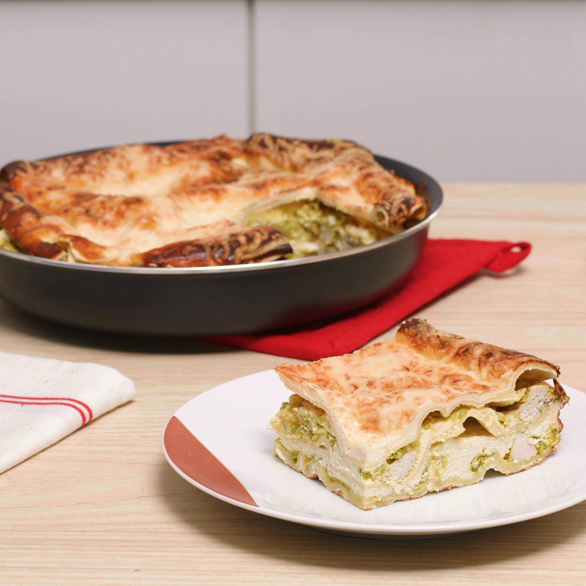Lasagnes au poulet, courgette, curry et ricotta - Recette Poêles et Casseroles | Tefal
