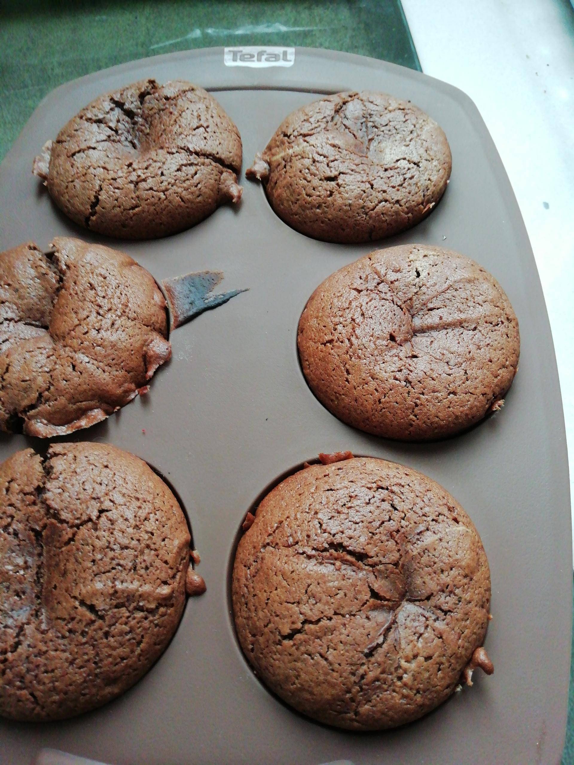 Muffins au cœur coulant chocolat blanc - Recette Cake Factory | Tefal