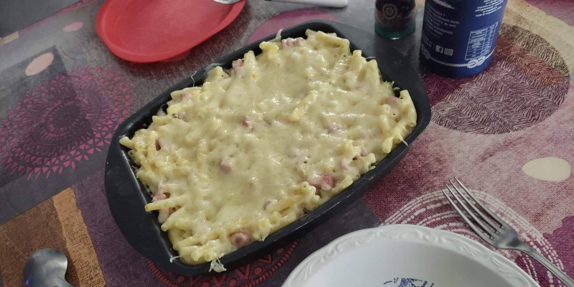 Gratin macaroni jambon fromage - Recepten Cake Factory | Tefal