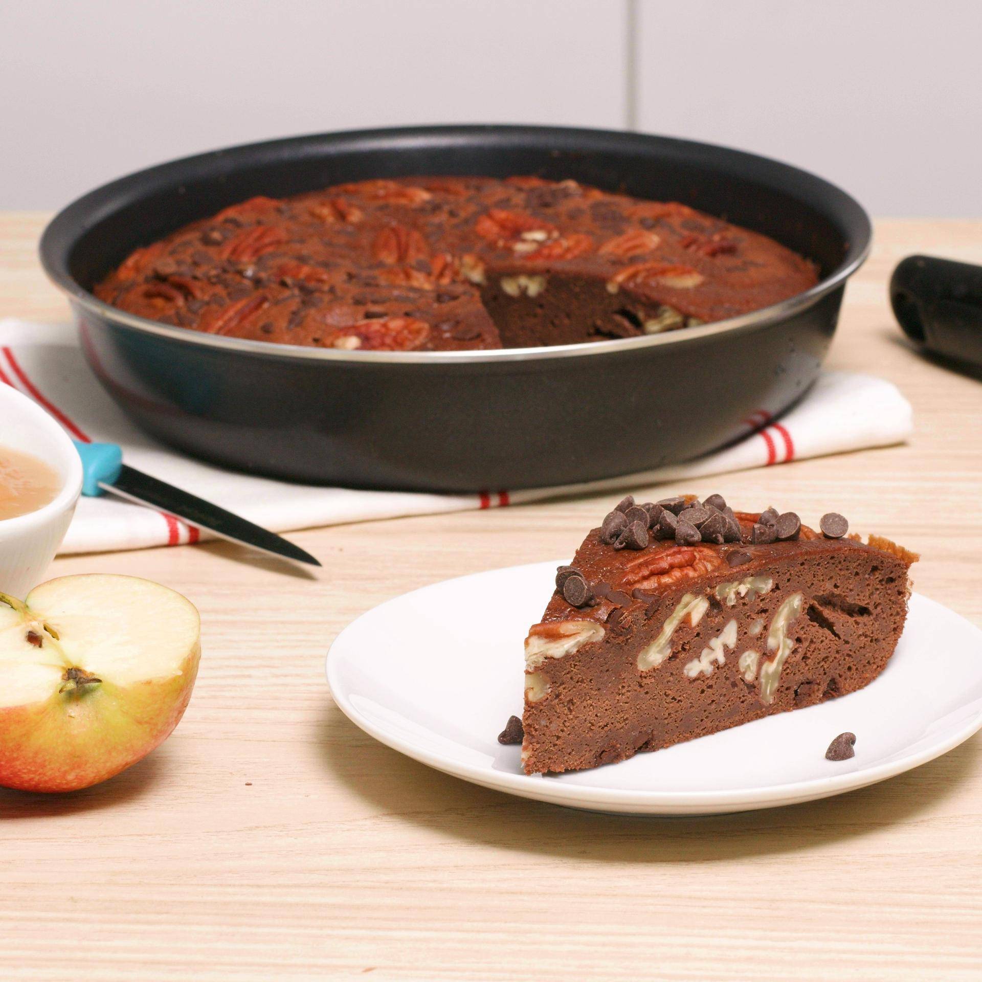 Brownie à la compote de pommes - Recette Poêles et Casseroles | Tefal