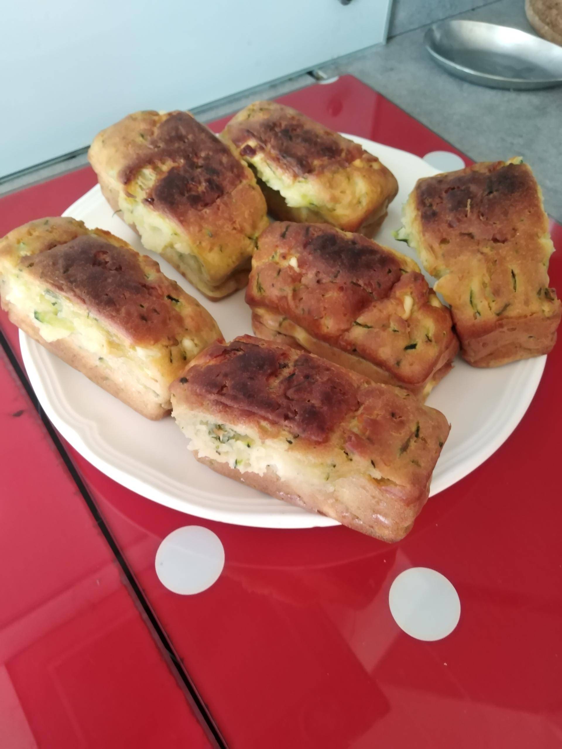 Cake courgette fêta - Recepten Cake Factory | Tefal