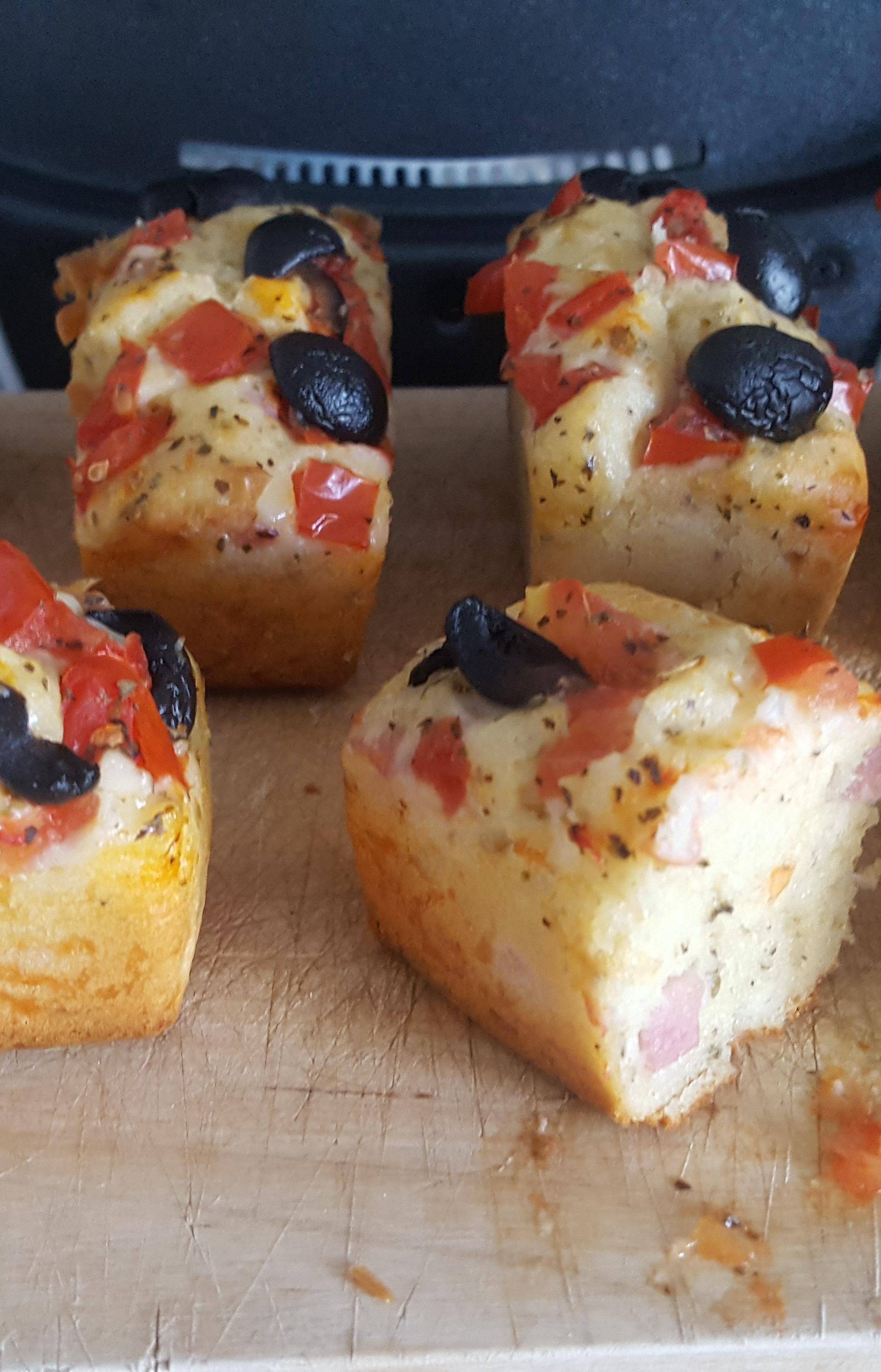 Muffin façon pizza - Recette Cake Factory | Tefal