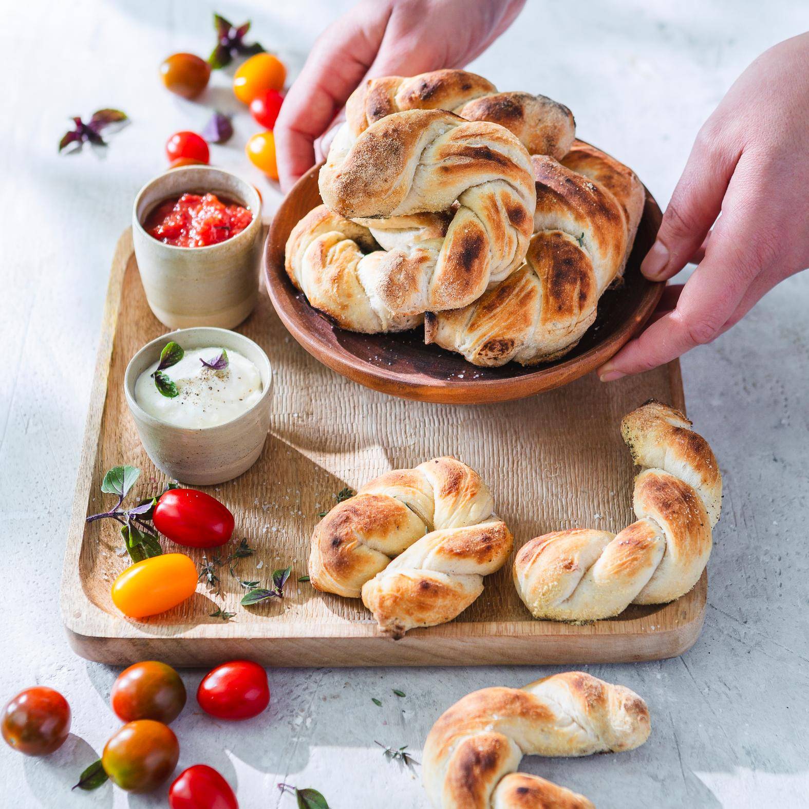 Twisted ciabatta breadsticks - Recepten Pizza Pronto | Tefal
