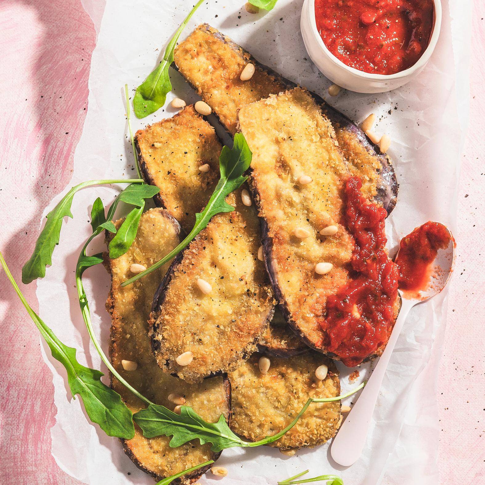 Aubergines à la milanaise vegan - Recepten Poêles et Casseroles | Tefal