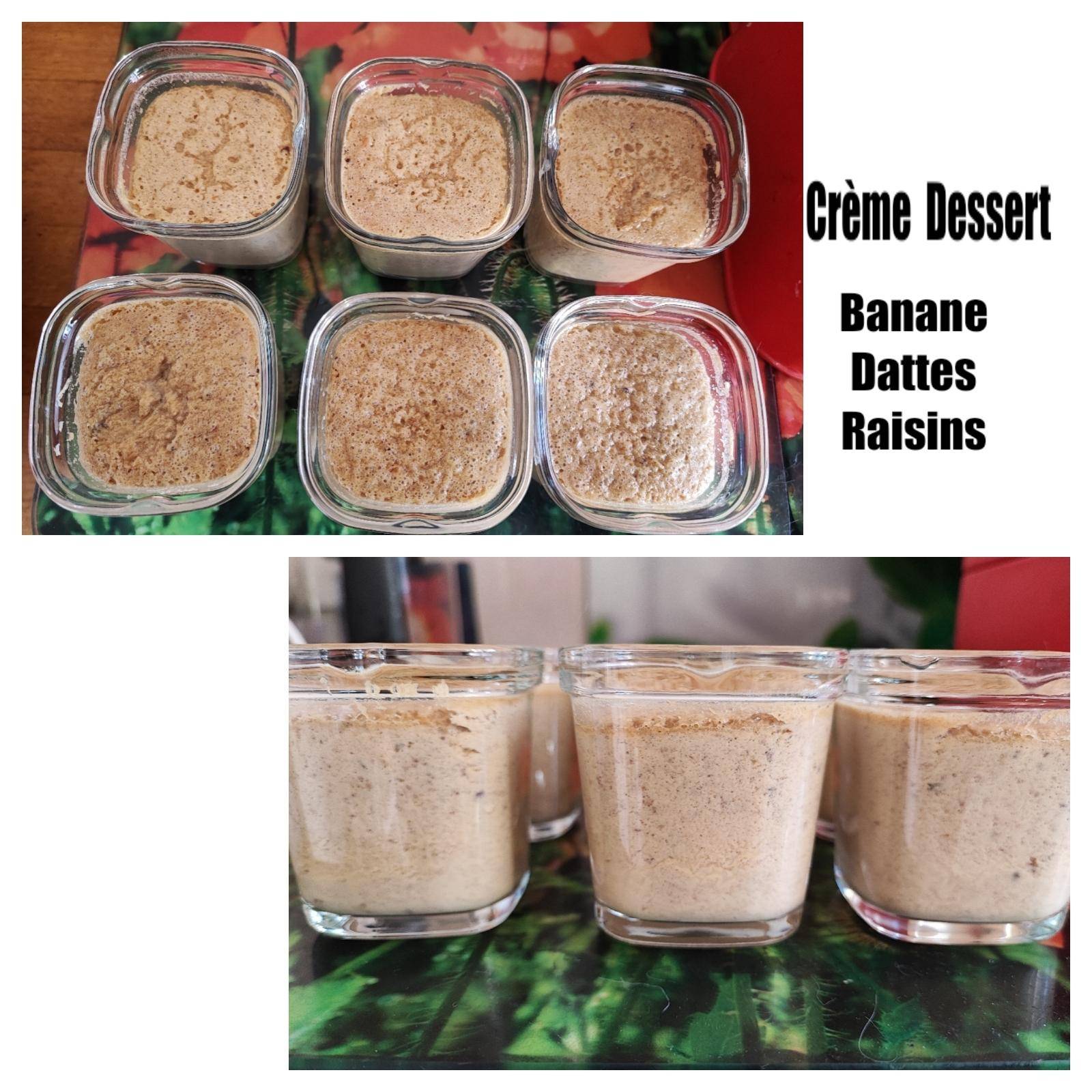 Crème dessert banane, dattes et raisins - Recette Cake Factory Délices | Tefal