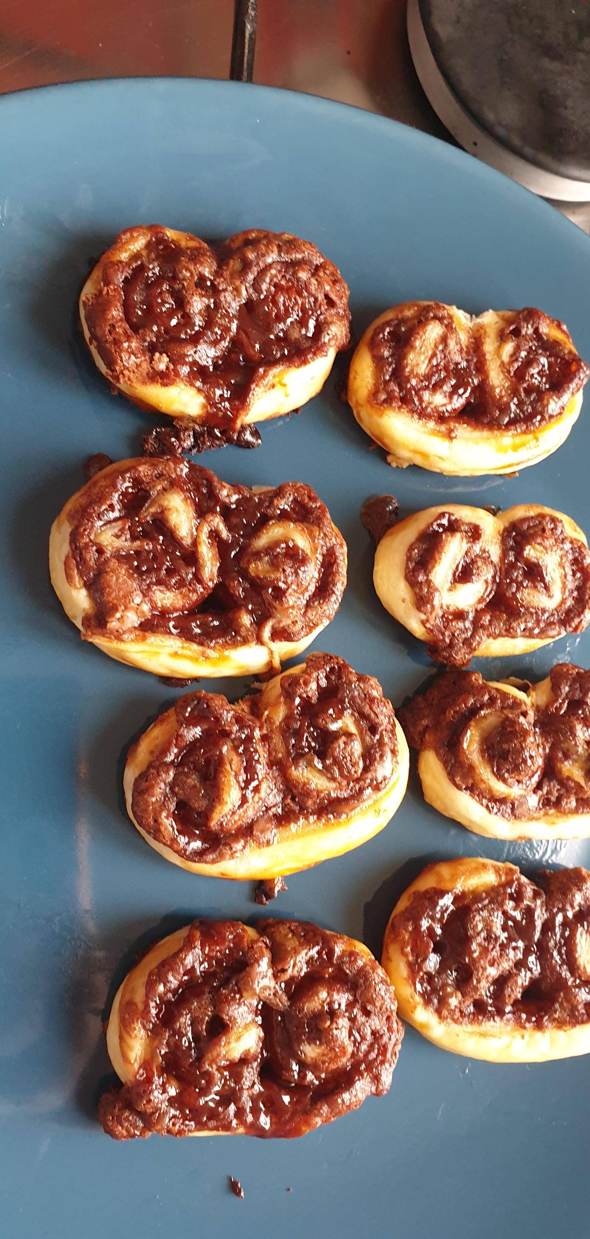 Palmier a la pate a tartine Milka - Recepten Cake Factory | Tefal