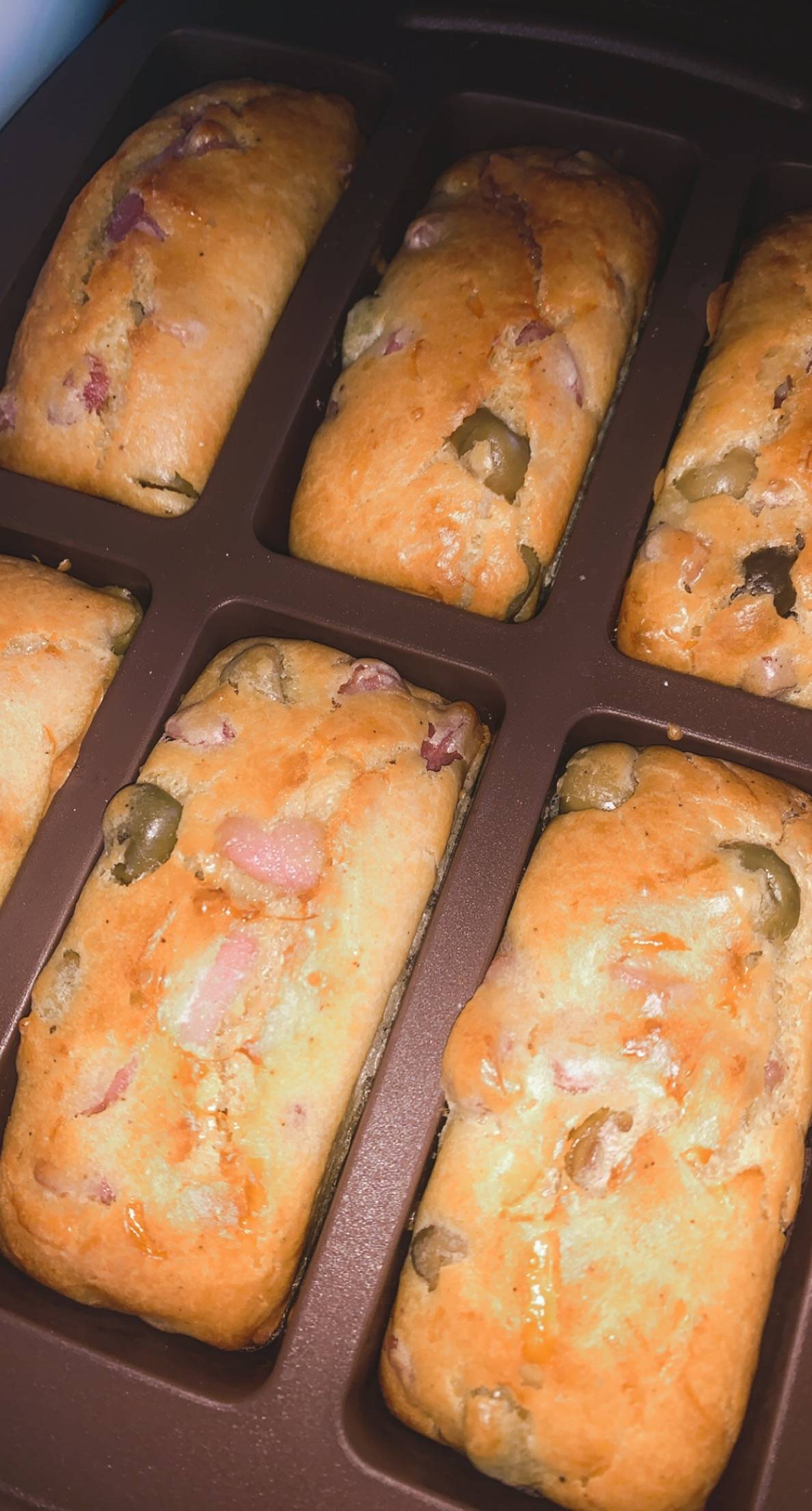 Cakes Lardons Olives Emmental - Recepten Cake Factory | Tefal