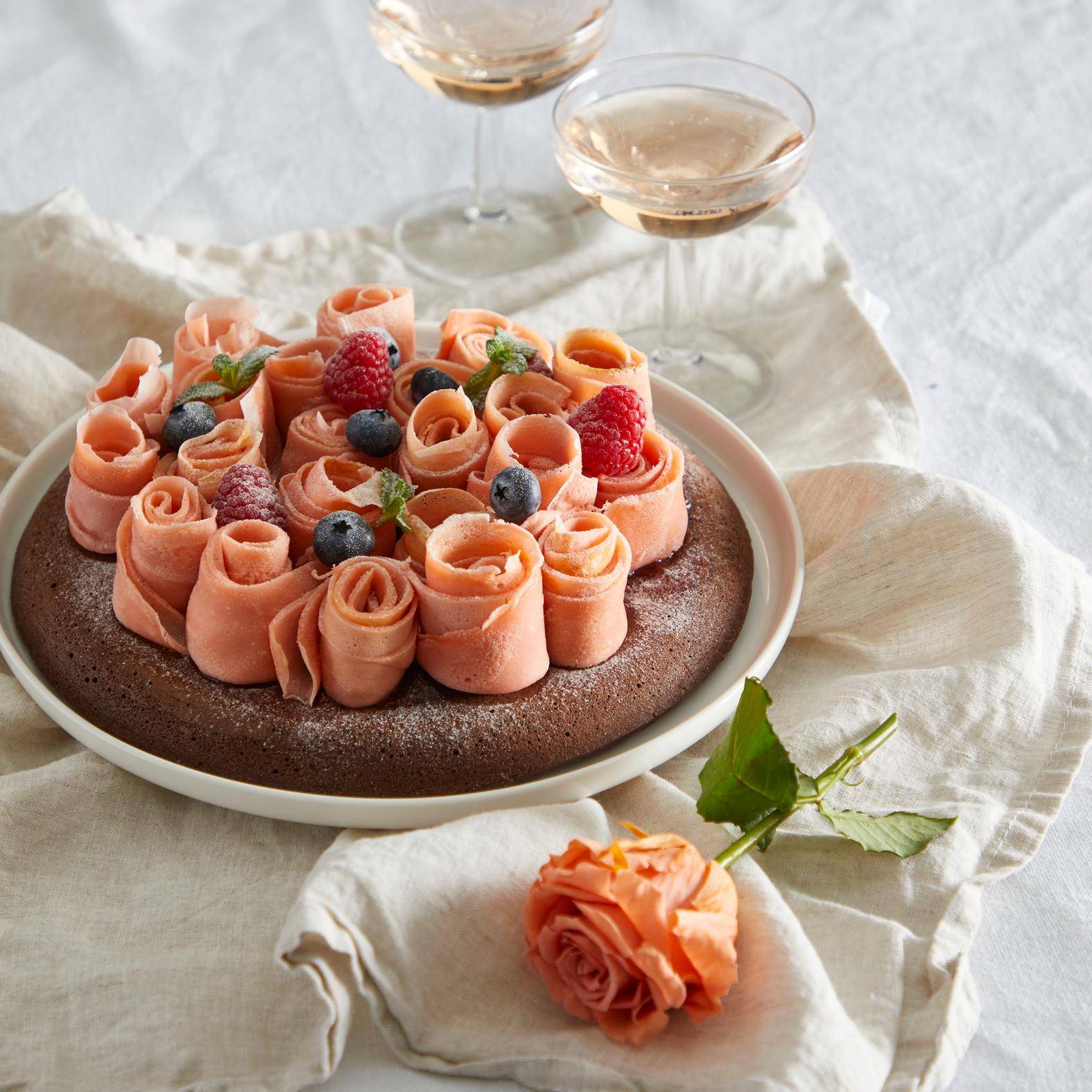 Crêpes en bouquet de rose et pancake chocolat - Recepten Poêles et Casseroles | Tefal