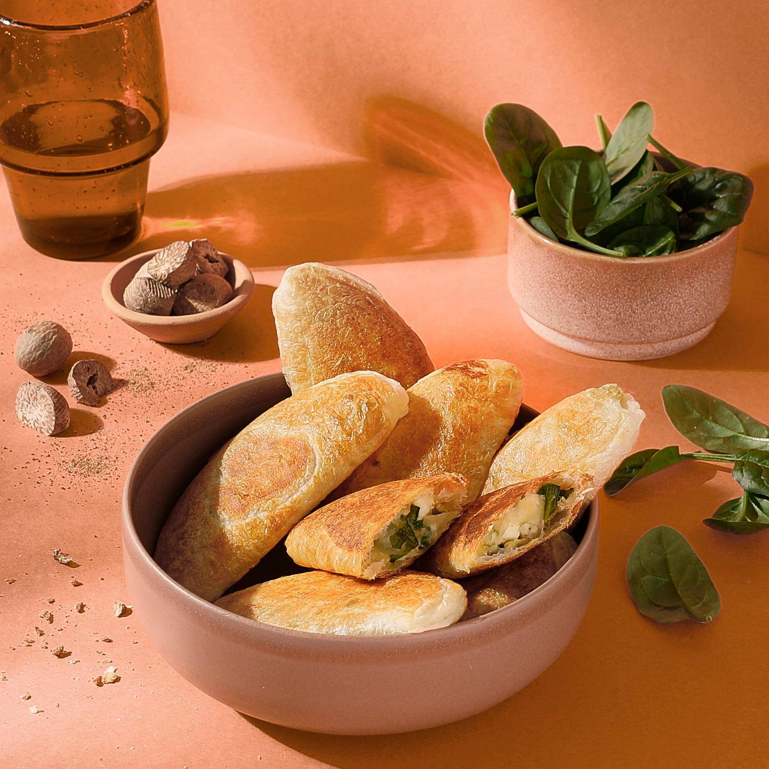 Chaussons épinards et fromage - Recette Snack Collection MECHANICAL | Tefal